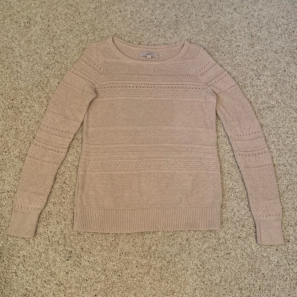 NICE Loft Sweater
Tan/Brown (Size XS)